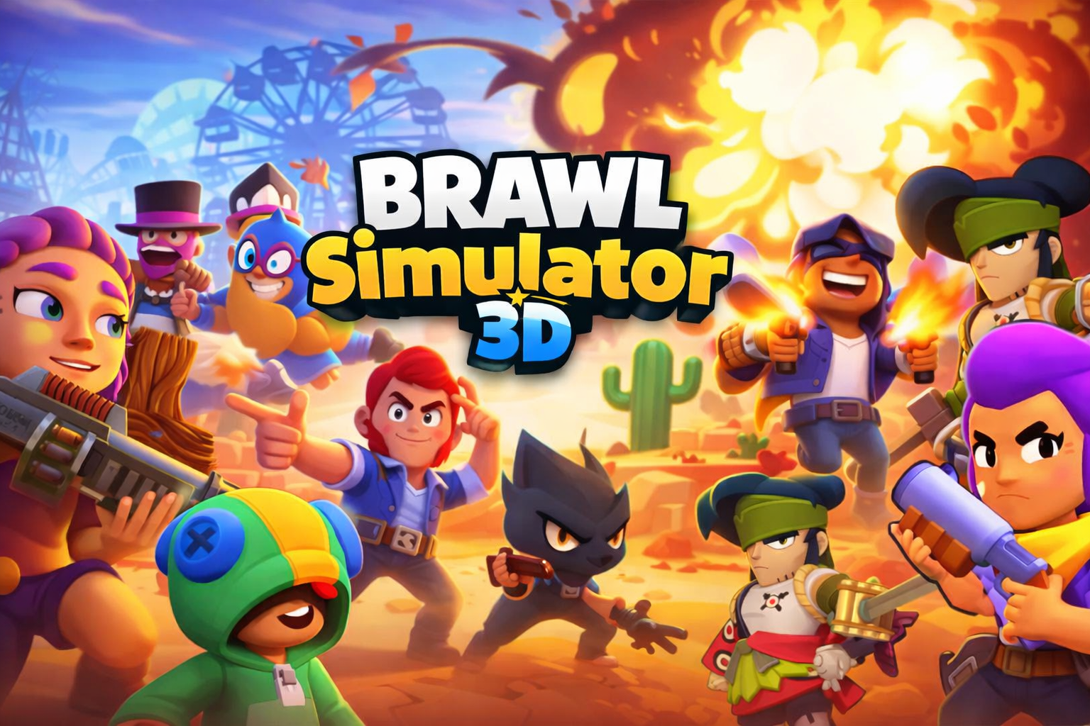 Brawl Simulator 3d game thumbnail