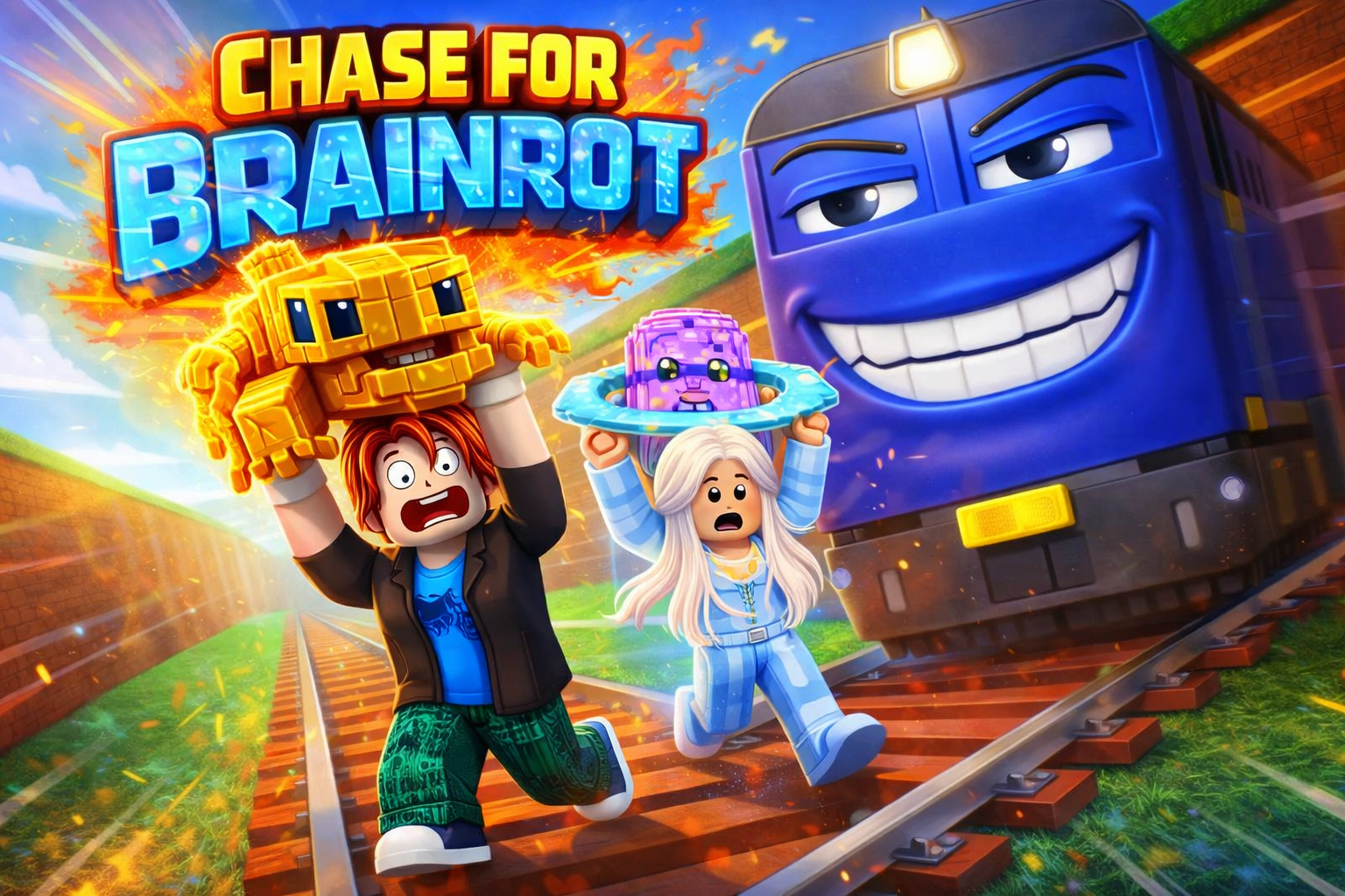 Chase For Brainrot game thumbnail