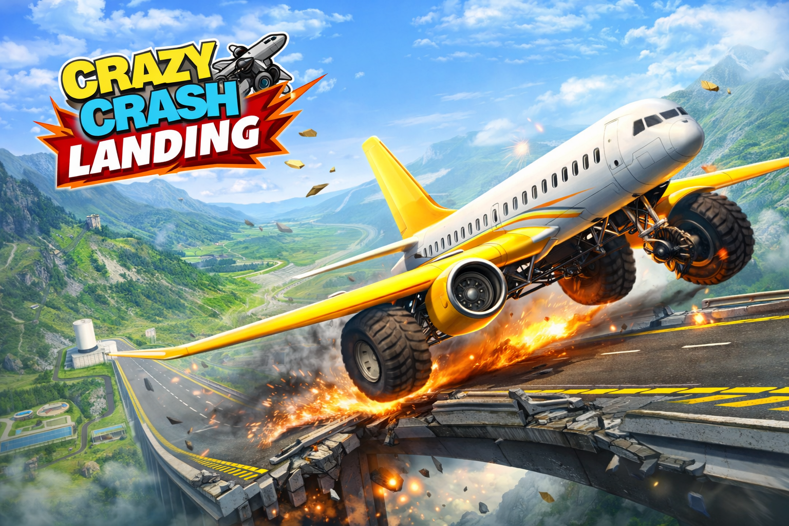 Crazy Crash Landing game thumbnail