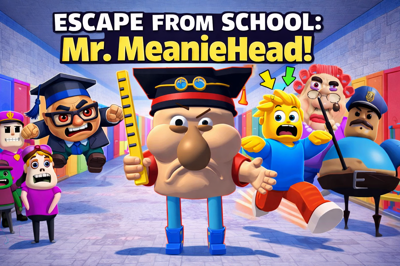 Escape From School Mr Meaniehead game thumbnail