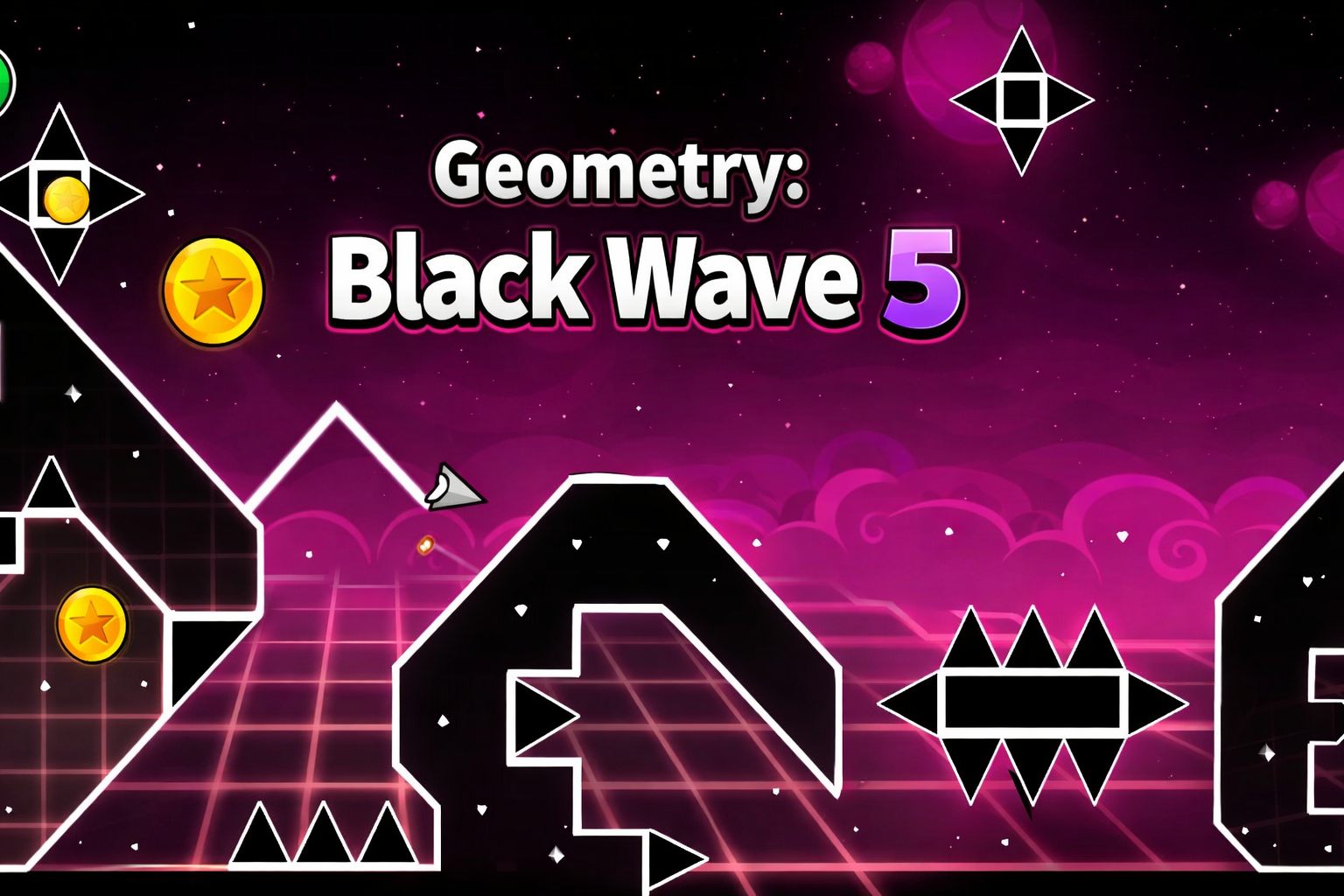 Geometry Black Wave 5 Game game thumbnail