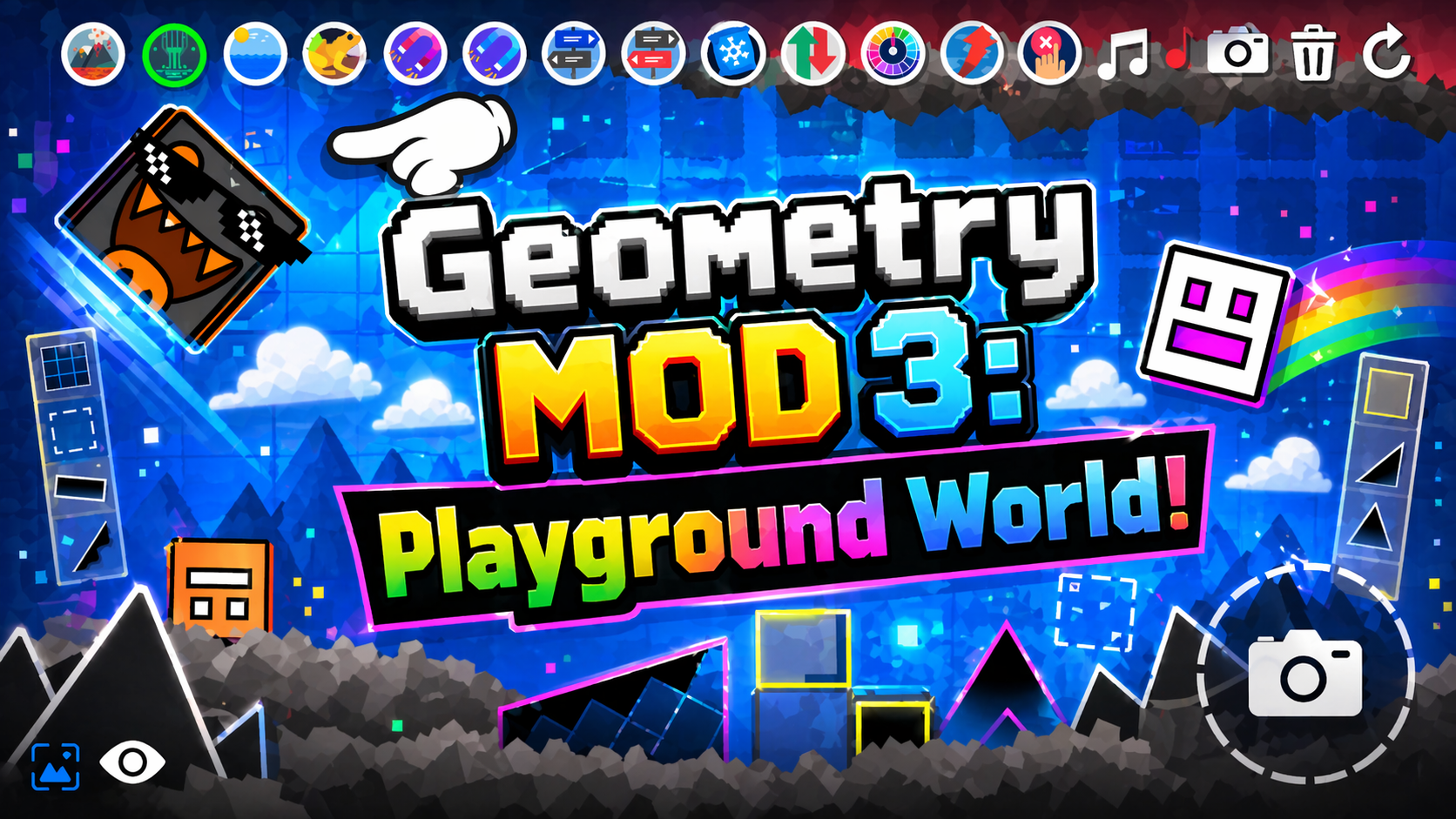 Geometry Mod 3 Playground World game thumbnail