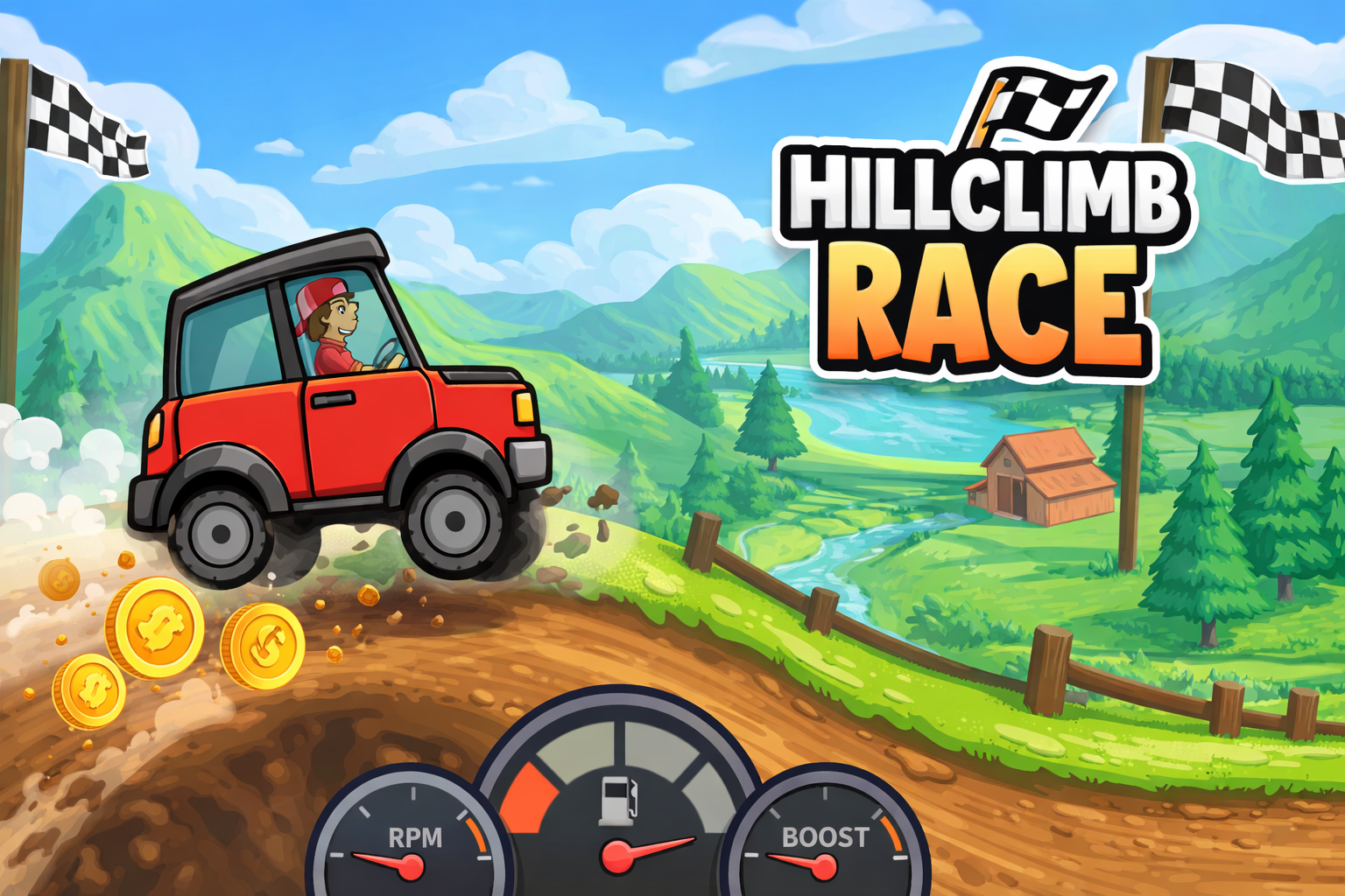 Hill Climb Race game thumbnail