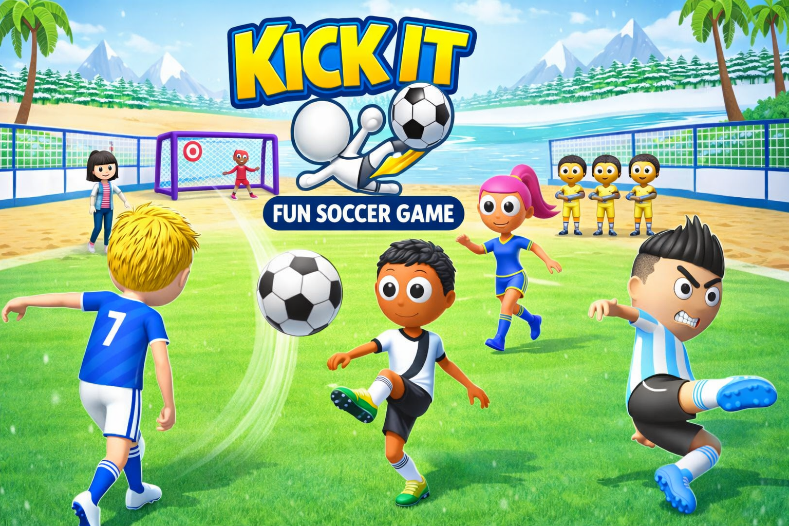 Kick It Fun Soccer Game game thumbnail