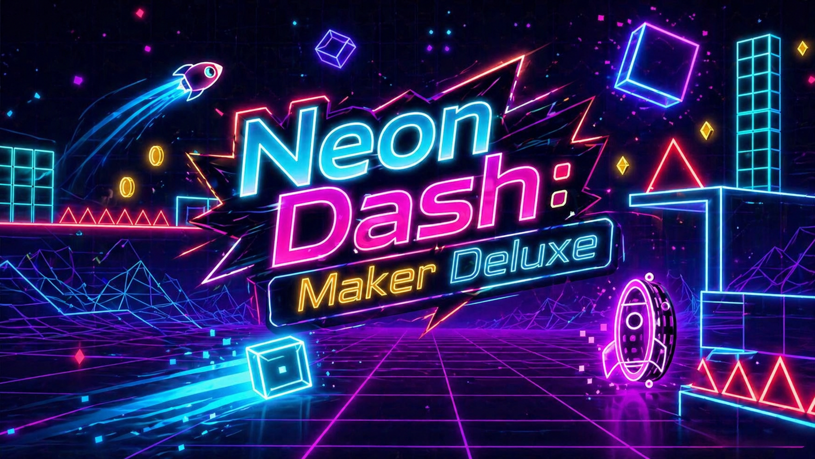 Neon Dash Maker Deluxe game thumbnail