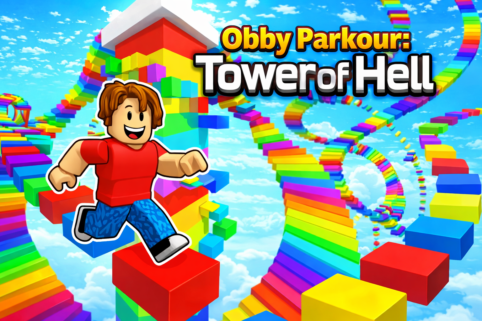 Obby Parkour Tower Of Hell game thumbnail