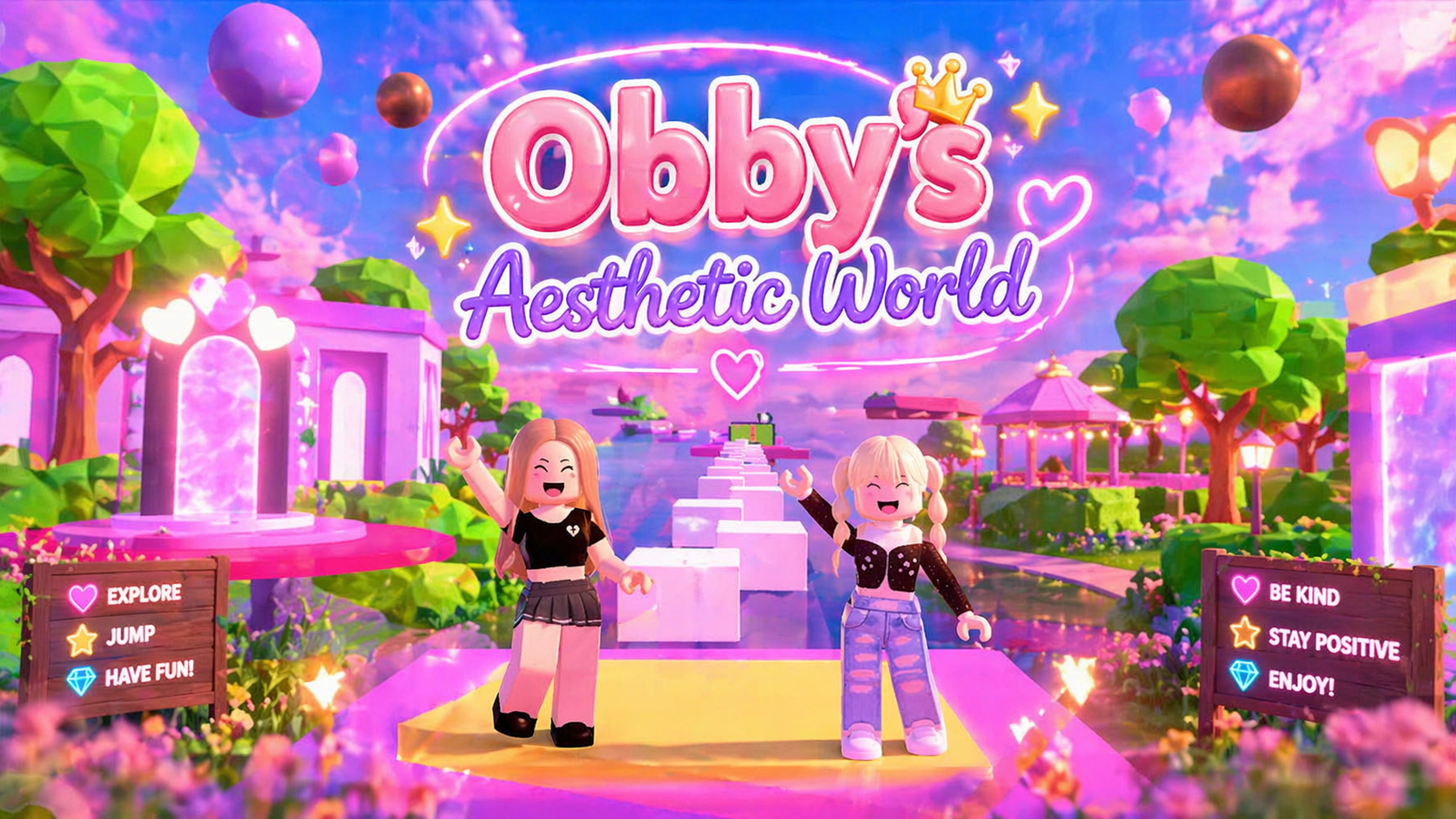 Obby S Aesthetic World game thumbnail