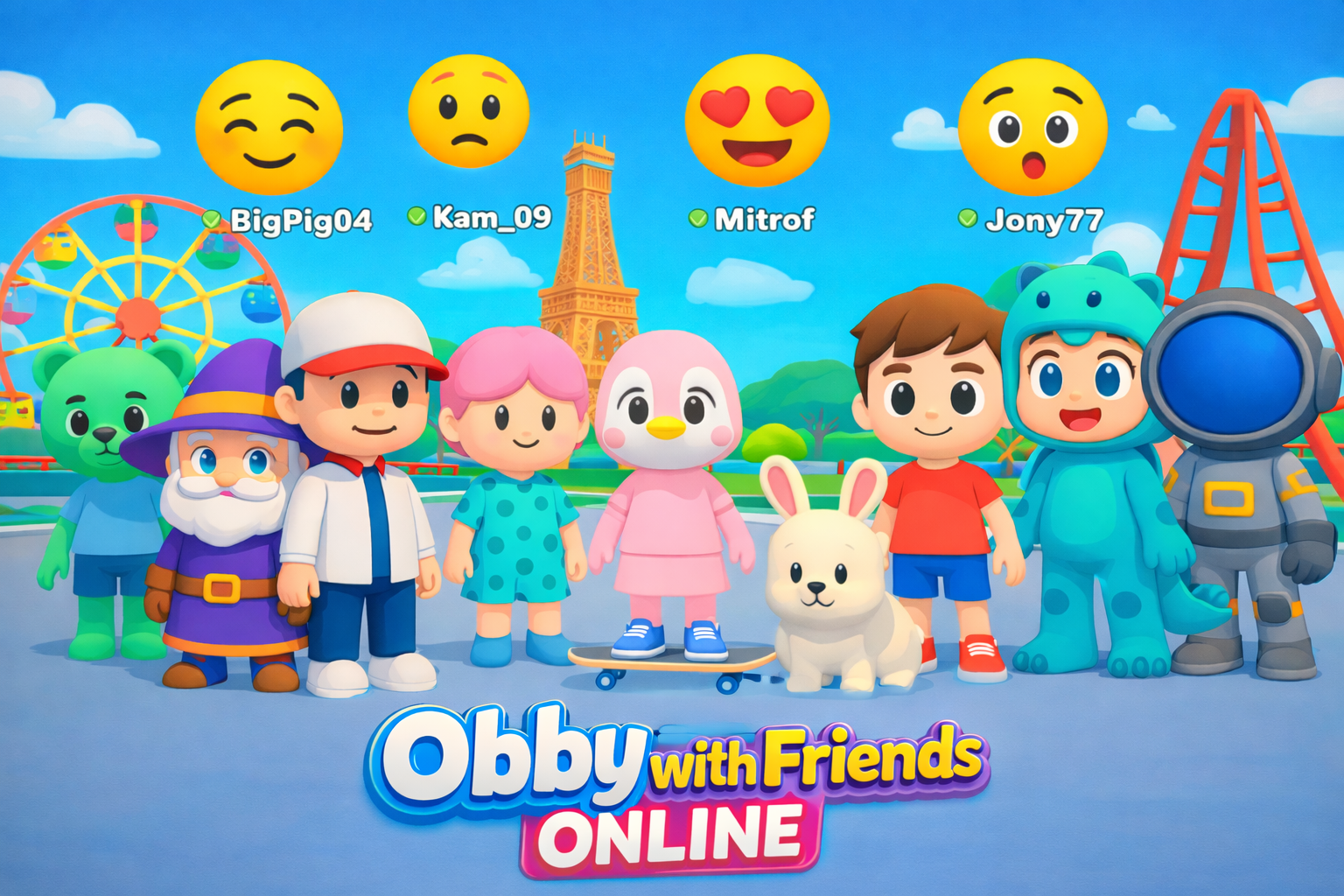 Obby With Friends Online game thumbnail