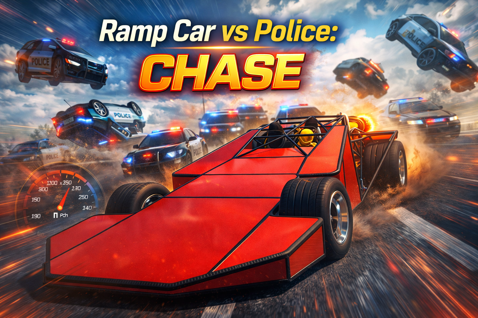 Ramp Car Vs Police Chase game thumbnail