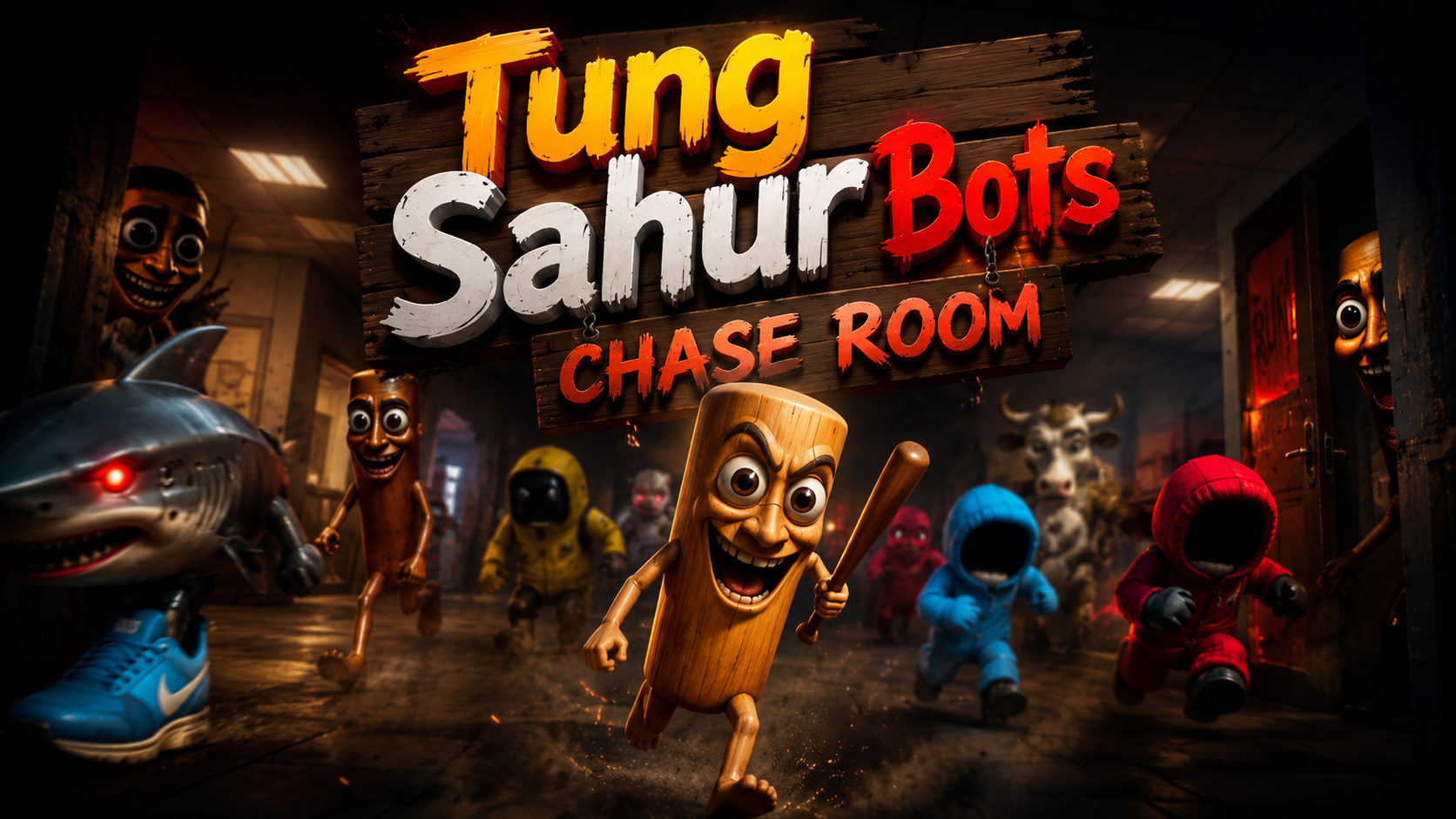 Tung Sahur Bots Chase Room game thumbnail