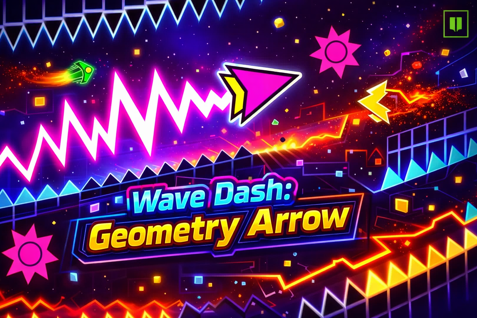 Wave Dash Geometry Arrow game thumbnail